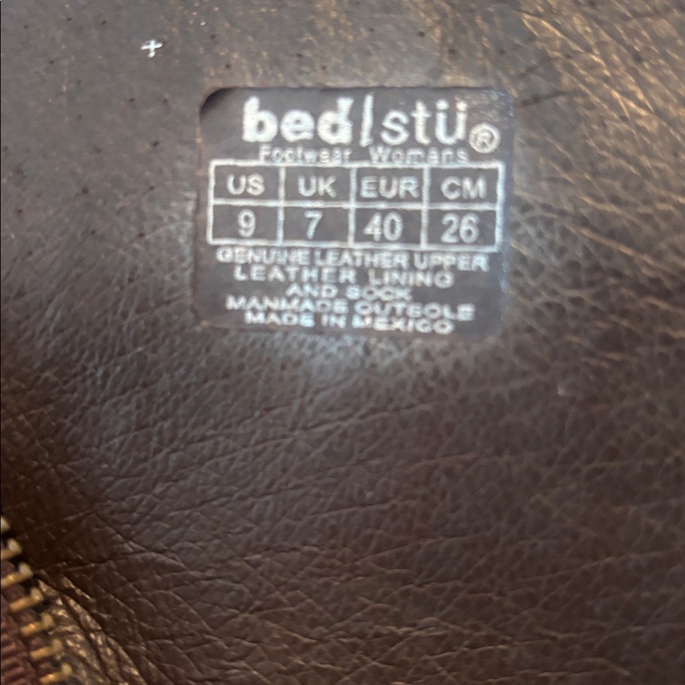 Bed Stu Brown Lace Up Boots - Picture 3 of 3
